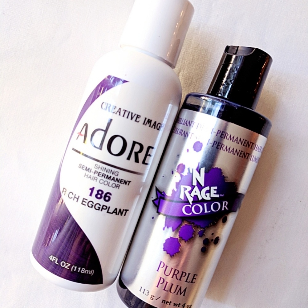 N' Rage & Adore Vibrant Purple Hair Dye Bundle